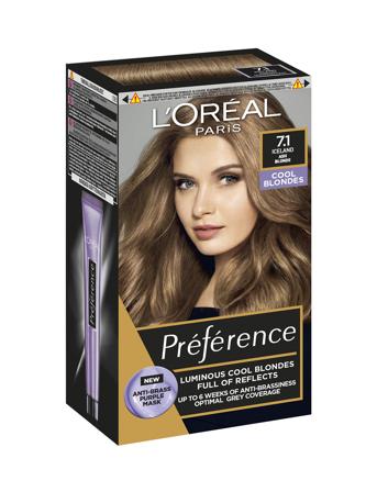 L'oréal Paris Préférence Cool Blondes 7,1 Iceland Beauty WOMEN Hair Care Color Treatments Nude L'Oréal Paris*Betinget Tilbud