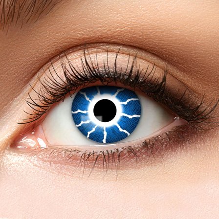 Farvede Crazy Linser Blue Thunder