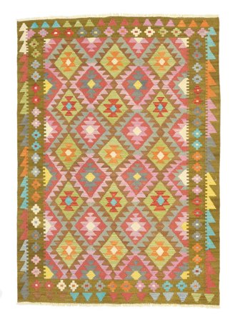 Alfombra Kilim Afghan Old Style 124X172 (Lana, Afganistán)
