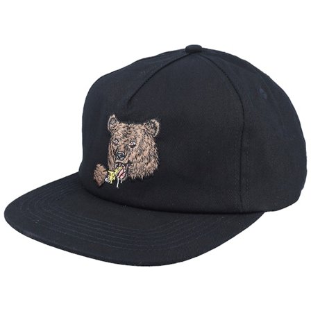 Santa Cruz - Negro snapback Gorra - Braun Great Outdoors Black Snapback @ Hatstore