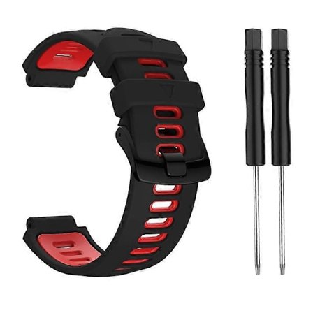 Erstatning Stålspenne Silikonrem For Garmin- Forerunner 735xt/220/230/235