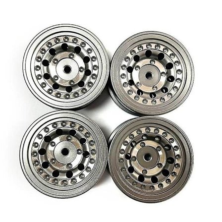 Metallinen Beadlock-vanne pyörän napa 1/24 Fcx24 1/18 Mogrich Rc Crawler -auton päivitysosille, titaani LIX