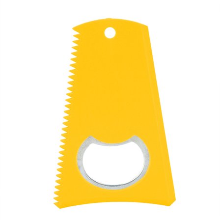 Kvalitets Bærbar Surfboard Board Wax Comb Remover Rengjøringsverktøy Tilbehør (gul)