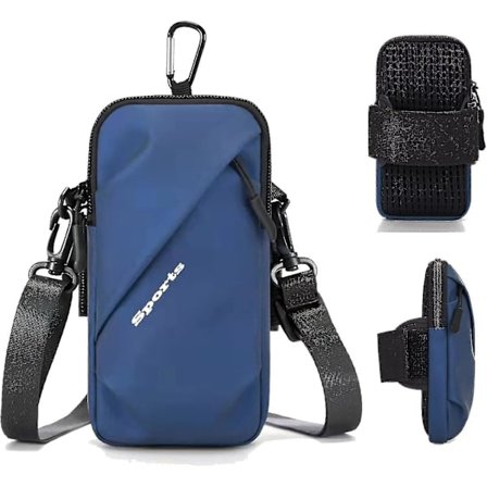 Mobiltelefon Armväska, Sport Armväska För Löpning Vandring, Liten Crossbody Axel Hölster Väska Med Armband