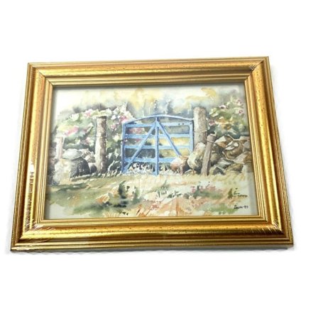 Gun Carlsson ram med bild