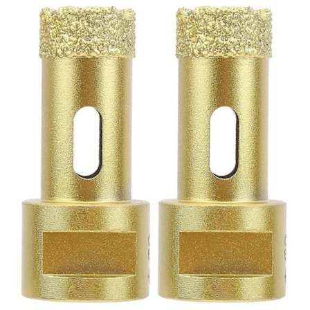 2 st Diamant Hålsåg Öppnare Hårdlödd Borr Marmor Betongverktyg M14 20mm QMT