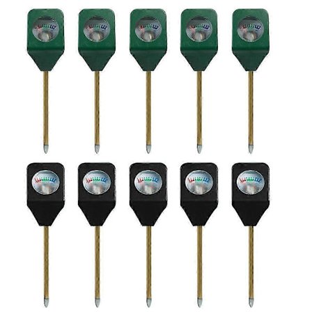 10 stk Mini Bærbar Hygrometer Tester Jordfugtighedsmåler Indendørs Potteplanter Plantning