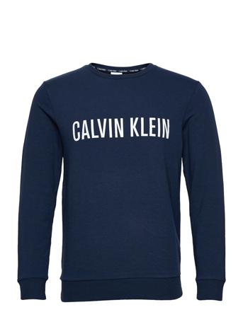 L/S Sweatshirt Sweatshirt Trøje Blå Calvin Klein