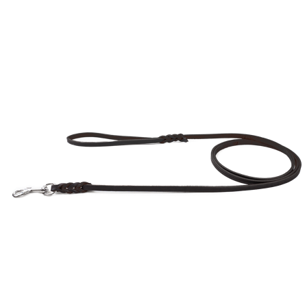 Selected by ZOO - Lærsnor Hera Svart 9 mm x 180 cm - Hund - Halsbånd - ZOO.no