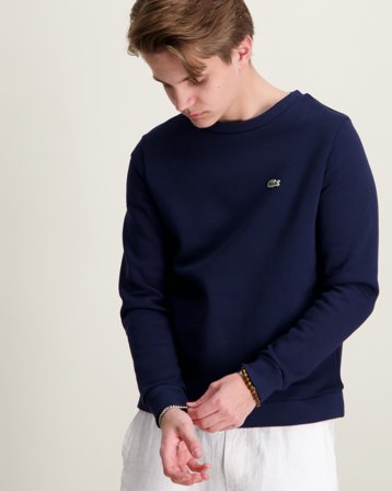 Lacoste LCB CORE FLEECE CREW Blå Tröjor Kille - Kids Brand Store