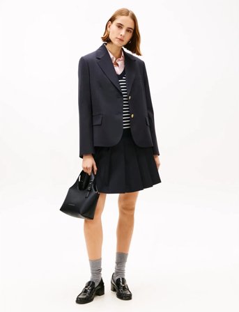 Tommy Hilfiger Th Logo Mini Tote - Black - ONE SIZE