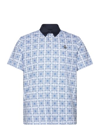 Original Penguin Golf | Pete's Cocktail Windowpane Polo | XXL