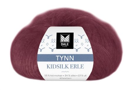 Dale Garn Tynn Kidsilk Erle Bordeaux 4026, 25g