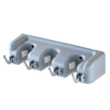 Kestävä ja laadukas raskas luuta- ja moppi-seinäteline