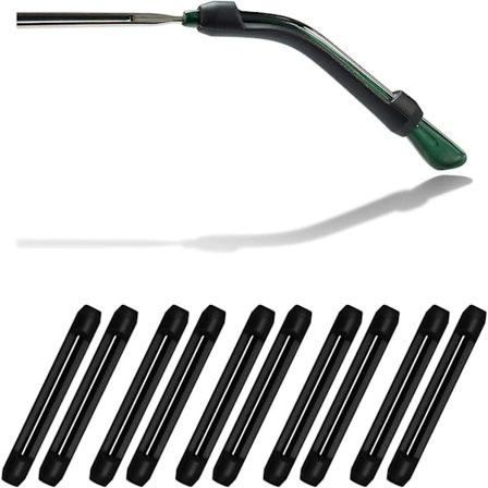 5 par - Svart myk silikon briller stang tips hylse holder, sklisikker elastisk komfort briller holdere for briller solbriller lesebriller