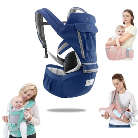 3-i-1 Multifunktionel Hoftesele, Ergonomisk – Passer til Spædbørn 0–36 Måneder, Hele Året