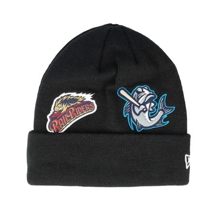 New Era - Schwarz cuff Mütze - Multi Patch Scranton Wilkes Barre Riders Black Cuff @ Hatstore