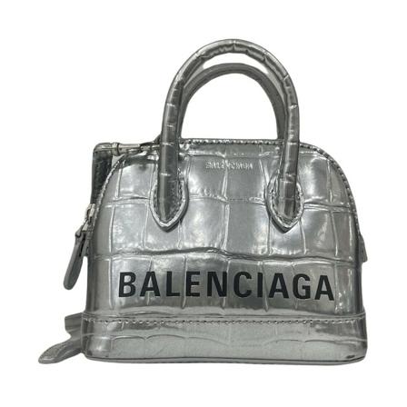 Balenciaga Vintage Pre-owned Ville Mini , Grijs , Dames , Maat: ONE Size Vintage Tassen
