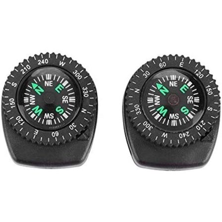 2 st handledskompass, bärbar navigationskompass med klockarmband W