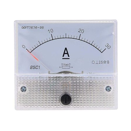 85c1-dc 30a DC Voltmeter Pointer Head Analog Ammeter Panel Meter