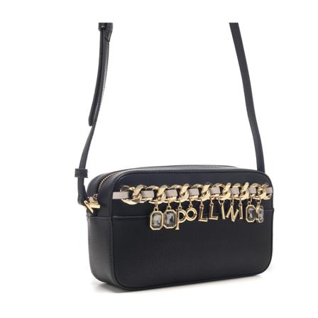 Pollini, Cross Body Bags Zwart, Dames, Maat:ONE Size