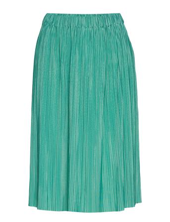 Uma Skirt 10167 Knælang Nederdel Grøn Samsøe Samsøe
