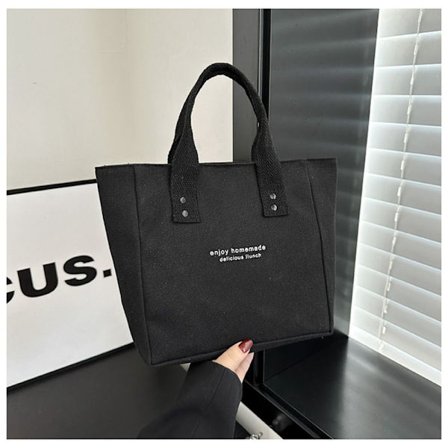 Kvinner Tote Bags Matpose SVART