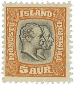 Island 1907 - Tjenestemærke AFA 26 - Postfrisk