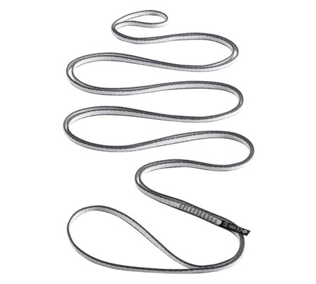 Black Diamond 10 mm Dynex Runners 240 cm Mountaineering equipment Grey OneSize