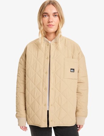 Quiksilver Shining Quilted Jacket - Beige - L