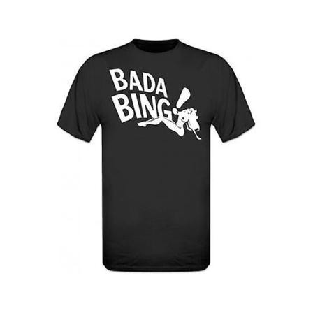Shirtcity Sopranos Bada Bing T-shirt Svart L