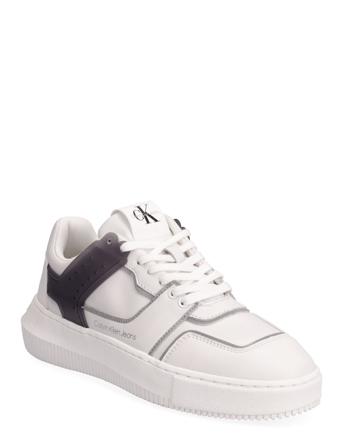 Chunky Cupsole Laceup Low Tpu M Låga Sneakers Vit Calvin Klein