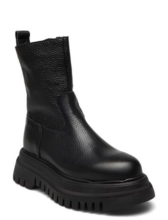 Raila Shoes Boots Ankle Boots Ankle Boot - Flat Svart Pavement