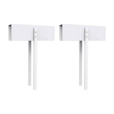 Dobbeltdør børnesikkerhedslåse Børnesikret skabsdørlås Metal Pantrys Lås null - B