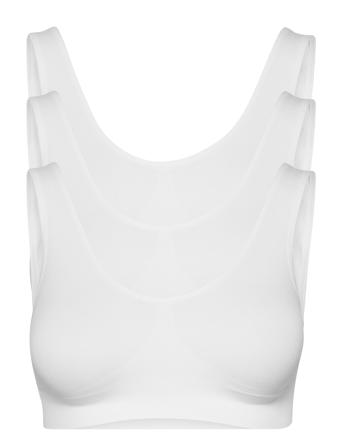 Decoy 3-Pack Bra Wide Straps White Decoy