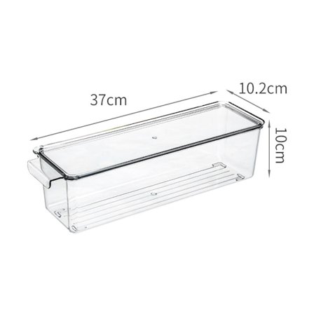 Plast Pantry Organisation Stapelbar Kylskåp Organizer Köksorganisation