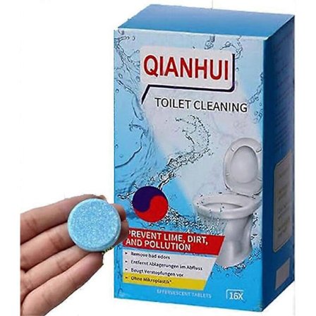Toalettskålsrengöringstabletter med Citronduft - Qianhui Rengöring Badrum