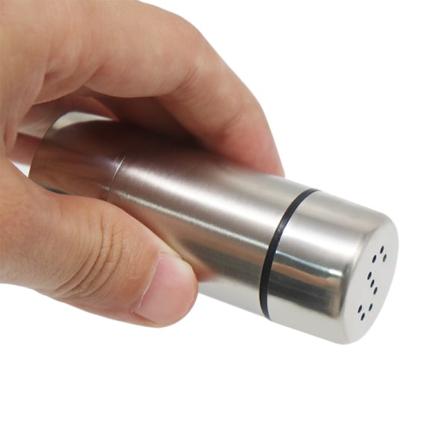 Rustfrit stål pulverbeholder krydderiglas hjem MSG glas BBQ S