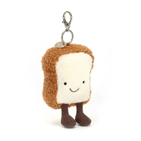 Jellycat Amuseables Toast Taskevedhæng Plys Nøglering