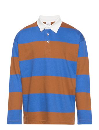 Top Ls Rugger T-shirts Polo Shirts Long-sleeved Polo Shirts Multi/mønstret Lindex*Betinget Tilbud