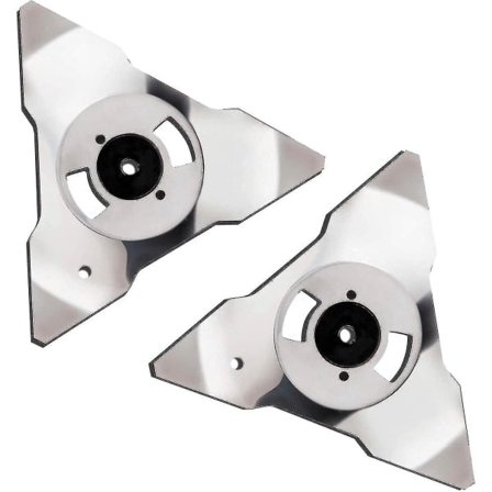 2-pak rustfrie stålblad til robotplæneklippere Robomow modeller RS TS MS RC TC MC