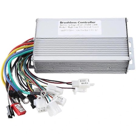 /EA/48V 60V 64V 72V 1000W 1500W Sähköinen ohjain 12 putkea kaksoistila E-Bike harjaton ohjain nopeus hopea