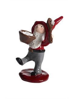 Juldekoration Tomtesson med gröt Röd - Jul - Nääsgränsgården