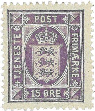Danmark 1919 - Tjenestemærke AFA 16 - Ubrugt