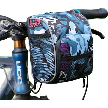 Kamuflasje Sykkelkurv foran - Tilbehør for barn og voksne