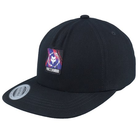 Fox - Black - snapback - Cap - Kids Energy Hat Black Strapback - Hatstore
