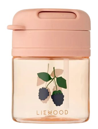 Liewood Pavia Tritan Straw Cup 280Ml - Pink - ONE SIZE