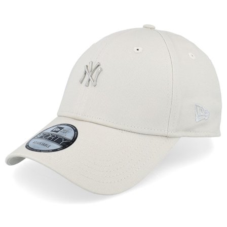 New Era - MLB Beige adjustable Keps - New York Yankees Metallic Pin 9FORTY Stone Adjustable @ Hatstore