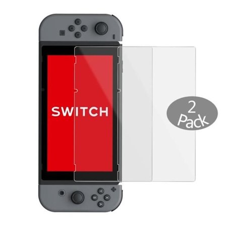 Härdat glas - Tobest - Nintendo Switch - 2-pack - Ultra hållbart - Hårdhet 9H
