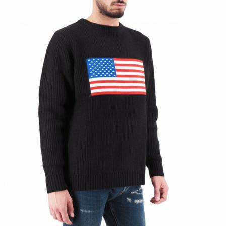 Kappa, Sweatshirt Zwart, Heren, Maat:M